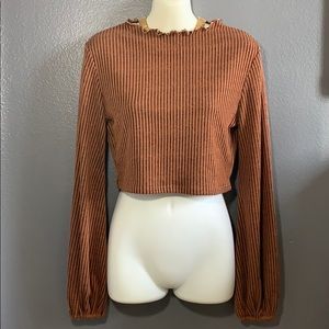 Long Sleeve Crop Top
